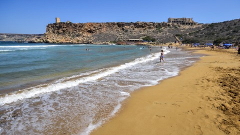 Le spiagge di sabbia a Malta