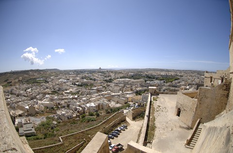 Cittadella e la sua antica prigione a Gozo