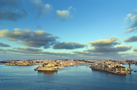Con un drone alla scoperta di Valletta e del Grand Harbour