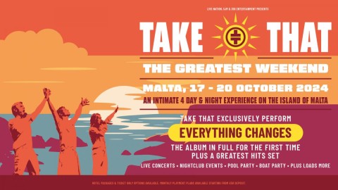 I Take That sbarcano a Malta!
