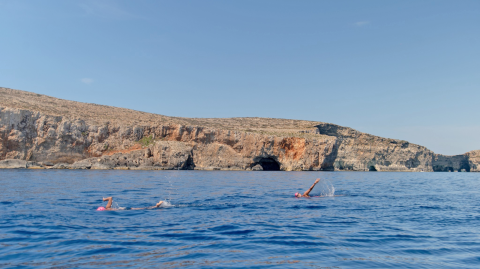 Small Island, Big Swim: una nuotata da record intorno alle isole maltesi