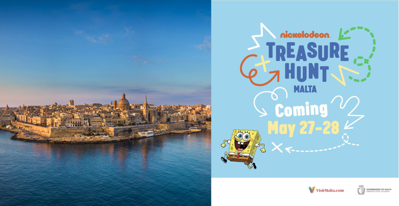 Nickelodeon 2023, torna la caccia al tesoro di Valletta